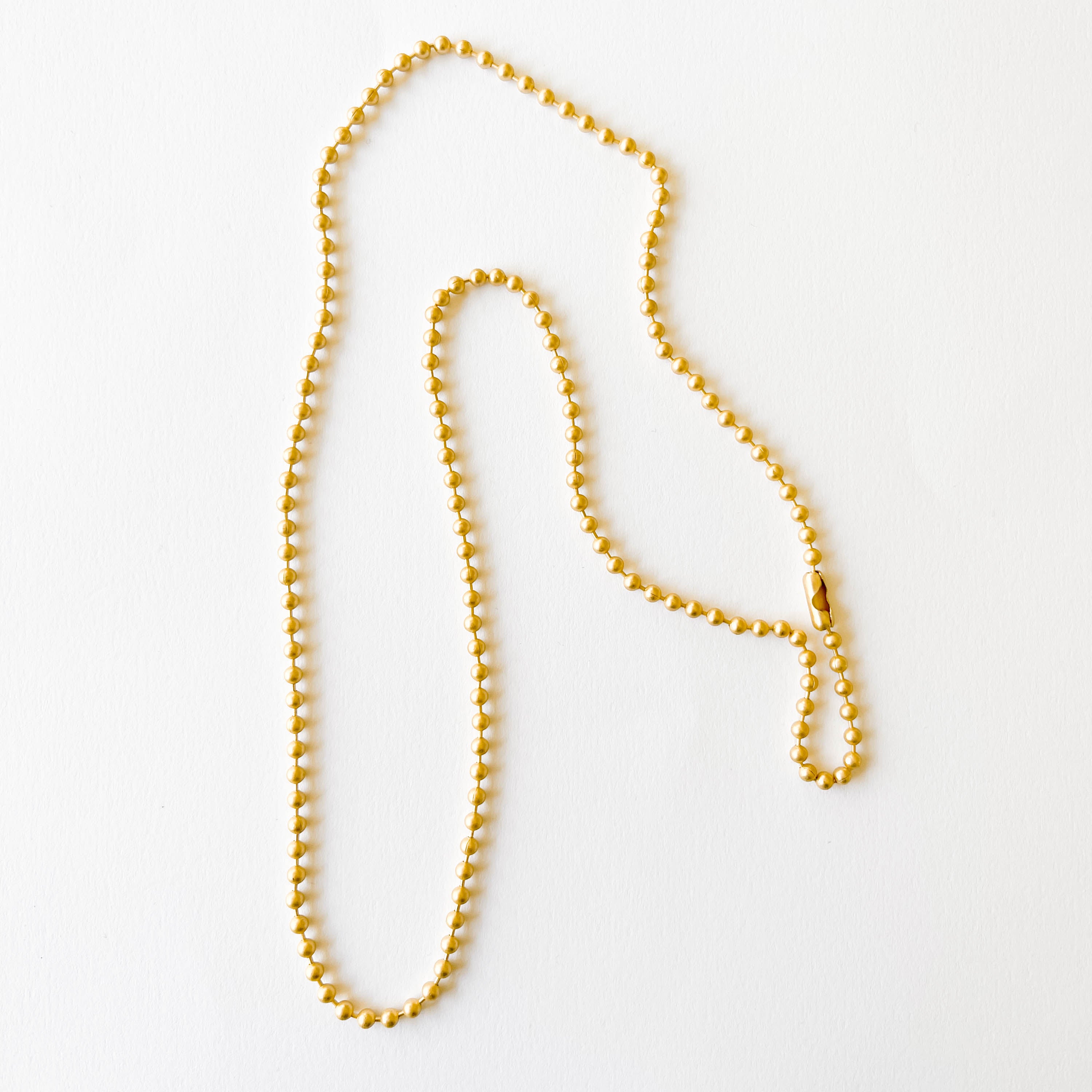 Oversize Gold Ball Chain Necklace - Nest Pretty Things